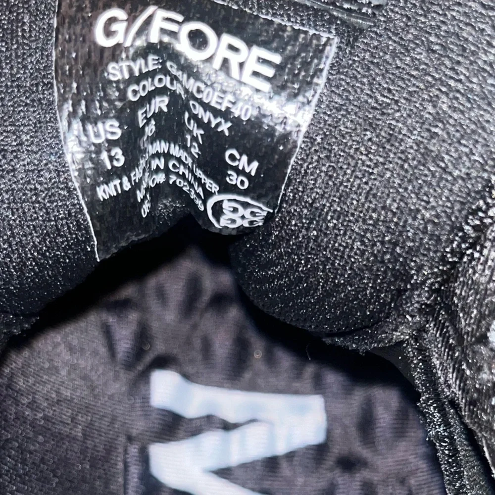 G/Fore MG4X2 Knit Golf Cross Trainer men’s shoes - Onyx